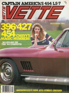 VETTE 1983 SEPT - GREENWOOD GTO, RATS, LT-1